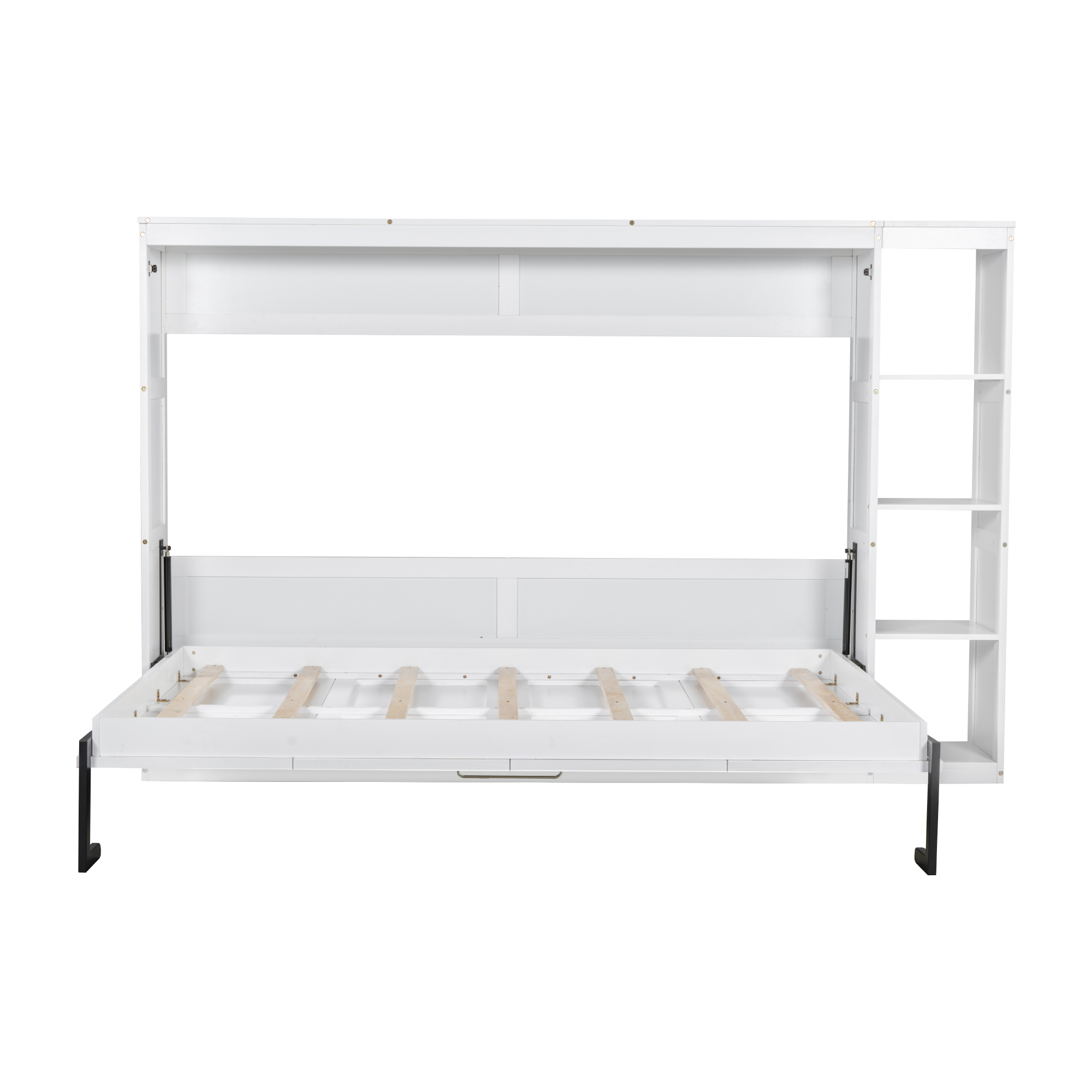 Full Size Murphy Bed with Bookshelf 12 Full Size Murphy Bed with Bookshelf