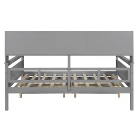 Full Size Daybed With Bedside Shelf And Two Drawers