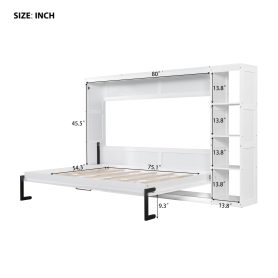 Full Size Murphy Bed with Bookshelf 27 Full Size Murphy Bed with Bookshelf