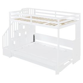 Full Over Full Size Murphy Bed With Hydraulic Lift & Desk Design