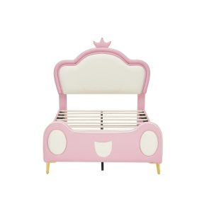 Twin Size Princess Bed with Crown Headboard