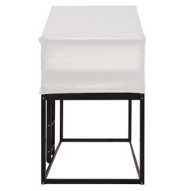 Twin Over Twin Wood Bunk Bed With Tent