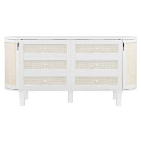 Queen Murphy Bed With Hidden Storage & Modern Woven Design