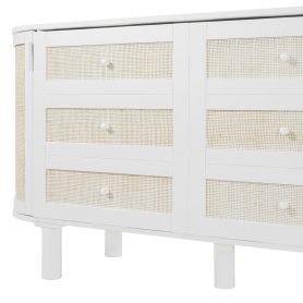 Full Murphy Bed with Hidden Storage & Modern Woven Design