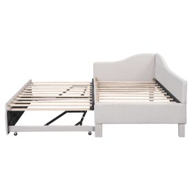 Twin Size Upholstered L-Shaped Daybed with Pop Up Trundle 31 Twin Size Upholstered L-Shaped Daybed with Pop Up Trundle