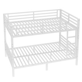 Metal Full XL over Full XL Bunk Bed for Teens and Adults