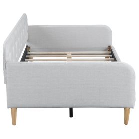 Twin Size Upholstered Daybed with 4 Support Legs