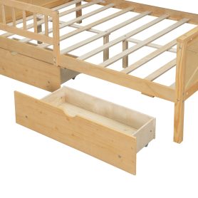 Wood Full Size House Platform Beds With Led, Storage Shelves, Drawers And Guardrail 36 Wood Full Size House Platform Beds With Led, Storage Shelves, Drawers And Guardrail