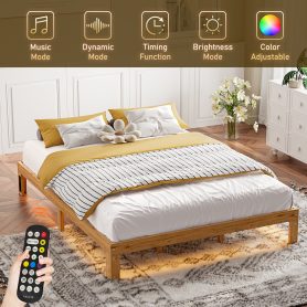 Queen Size Wood Platform Bed Frame 15 Queen Size Wood Platform Bed Frame