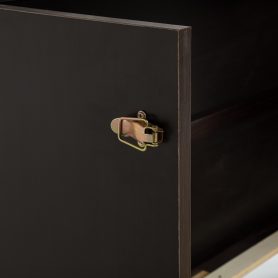 Queen Size Murphy Bed with Power Station and Rattan Panel