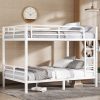 Metal Full XL over Full XL Bunk Bed for Teens and Adults