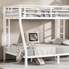 Metal Twin over Full Bunk Bed for Teens and Adults