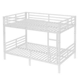 Metal Full XL over Full XL Bunk Bed for Teens and Adults