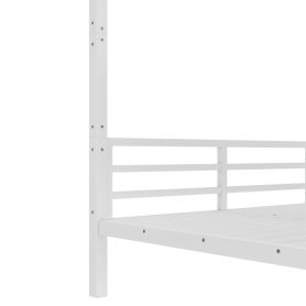 Metal Full XL over Full XL Bunk Bed for Teens and Adults