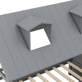 Twin Size Wood Bed House Bed Frame