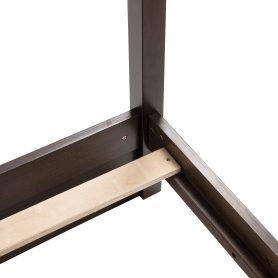 Queen Over Queen Bunk Bed with Built-in Storage Cabinets, Charging Station, Ladder, and Safety Guardrails