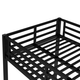 Metal Twin XL over Twin XL Bunk Bed for Teens and Adults 23 Metal Twin XL over Twin XL Bunk Bed for Teens and Adults