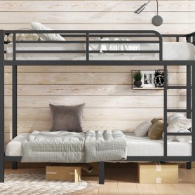 Metal Twin XL over Twin XL Bunk Bed for Teens and Adults 29 Metal Twin XL over Twin XL Bunk Bed for Teens and Adults