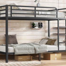 Metal Twin XL over Twin XL Bunk Bed for Teens and Adults 30 Metal Twin XL over Twin XL Bunk Bed for Teens and Adults