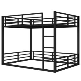 Low Metal Queen over Queen Bunk Bed for Teens and Adults