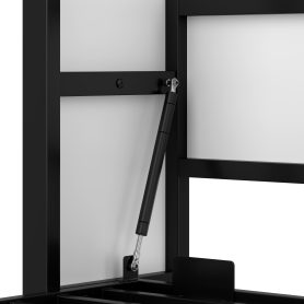 Metal Twin And Twin Murphy Bed With Wardrobe, Shelves And Power Outlets 33 Metal Twin And Twin Murphy Bed With Wardrobe, Shelves And Power Outlets