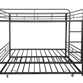 Separatable Twin Bunk Bed With Trundle