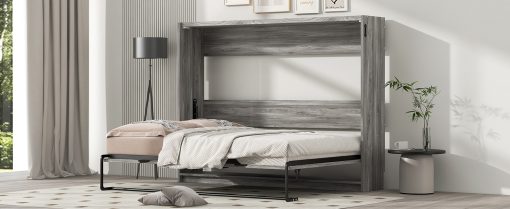 Full Size Murphy Bed, Can Be Folded Into A Cabinet
