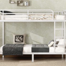 Metal Twin XL over Twin XL Bunk Bed for Teens and Adults 20 Metal Twin XL over Twin XL Bunk Bed for Teens and Adults