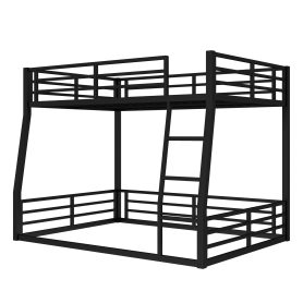 Low Metal Full XL over Queen Bunk Bed for Teens and Adults