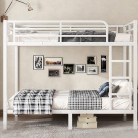 Metal Full over Full Bunk Bed with Ladder, Guard Rail 31 Metal Full over Full Bunk Bed with Ladder, Guard Rail