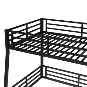 Low Metal Full XL over Queen Bunk Bed for Teens and Adults
