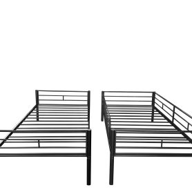 Separatable Twin Bunk Bed With Trundle