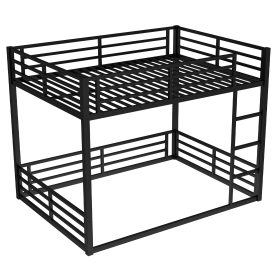 Low Metal Queen over Queen Bunk Bed for Teens and Adults