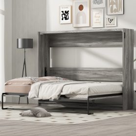 Full Size Murphy Bed, Can Be Folded Into A Cabinet