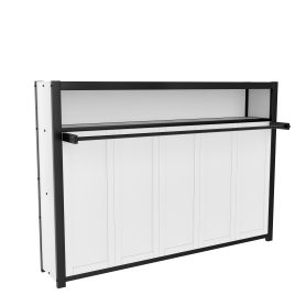 Metal Twin Size Murphy Bed With Shelves, Foldable And Space-Saving Design 33 Metal Twin Size Murphy Bed With Shelves, Foldable And Space-Saving Design