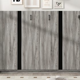 Full Size Murphy Bed, Can Be Folded Into A Cabinet