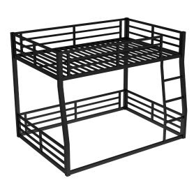 Low Metal Full XL over Queen Bunk Bed for Teens and Adults