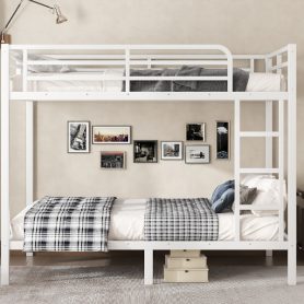 Metal Full over Full Bunk Bed with Ladder, Guard Rail 29 Metal Full over Full Bunk Bed with Ladder, Guard Rail