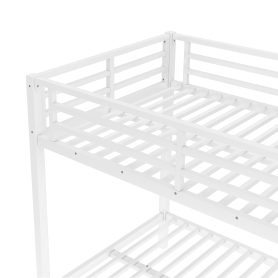 Metal Twin XL over Twin XL Bunk Bed for Teens and Adults 27 Metal Twin XL over Twin XL Bunk Bed for Teens and Adults