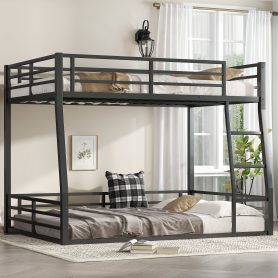 Low Metal Full XL over Queen Bunk Bed for Teens and Adults