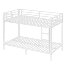Metal Twin XL over Twin XL Bunk Bed for Teens and Adults 25 Metal Twin XL over Twin XL Bunk Bed for Teens and Adults