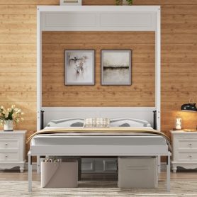 Full Size Murphy Bed with 2 Drawers