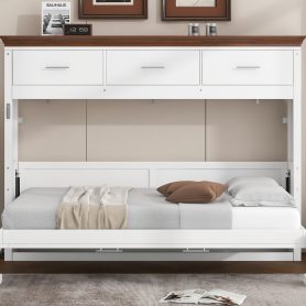 Twin Size Murphy Bed with 3 Drawers 29 Twin Size Murphy Bed with 3 Drawers