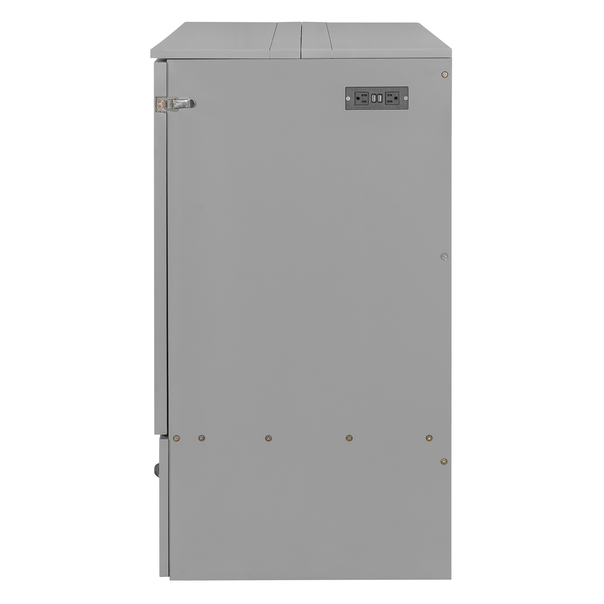 Full Size Wall Bed with drawer and a set of Sockets & USB Ports, Pulley Structure Design 24 Full Size Wall Bed with drawer and a set of Sockets & USB Ports, Pulley Structure Design