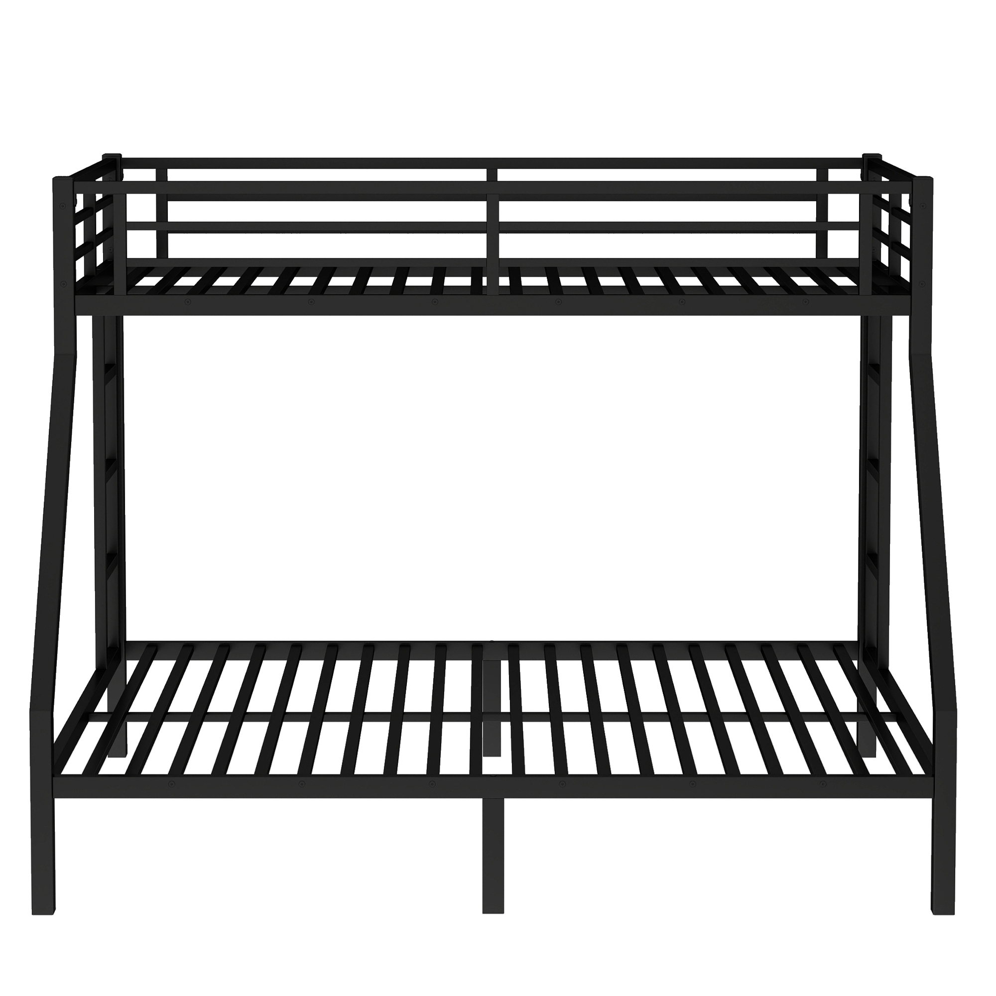 Metal Twin XL over Queen Bunk Bed for Teens and Adults, Black 6 Metal Twin XL over Queen Bunk Bed for Teens and Adults, Black