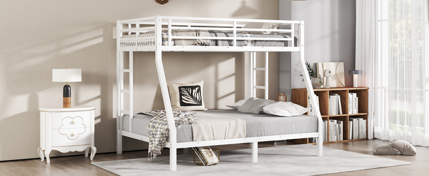 Metal Twin over Full Bunk Bed for Teens and Adults 16 Metal Twin over Full Bunk Bed for Teens and Adults
