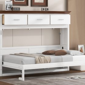 Twin Size Murphy Bed with 3 Drawers 25 Twin Size Murphy Bed with 3 Drawers