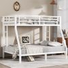 Metal Twin over Full Bunk Bed for Teens and Adults