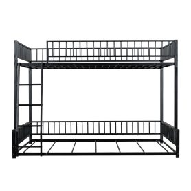 Full XL over Queen Floor Bunk Bed Frame with Ladder and Safety Guardrails 31 Full XL over Queen Floor Bunk Bed Frame with Ladder and Safety Guardrails