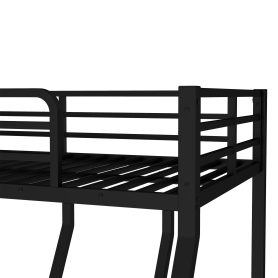 Metal Twin Xl Over Queen Floor Bunk Bed Frame